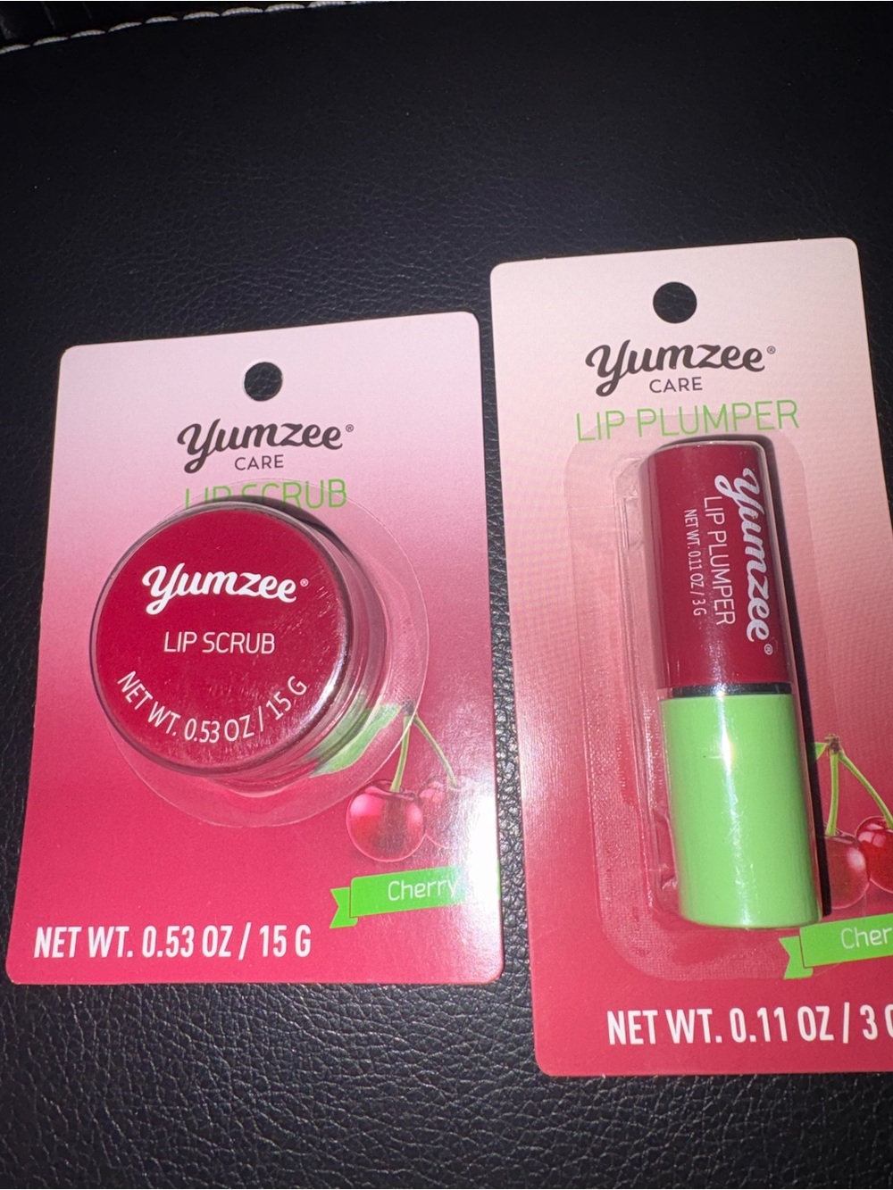 Cherry Lip Plumper & Scrub Duo – Red